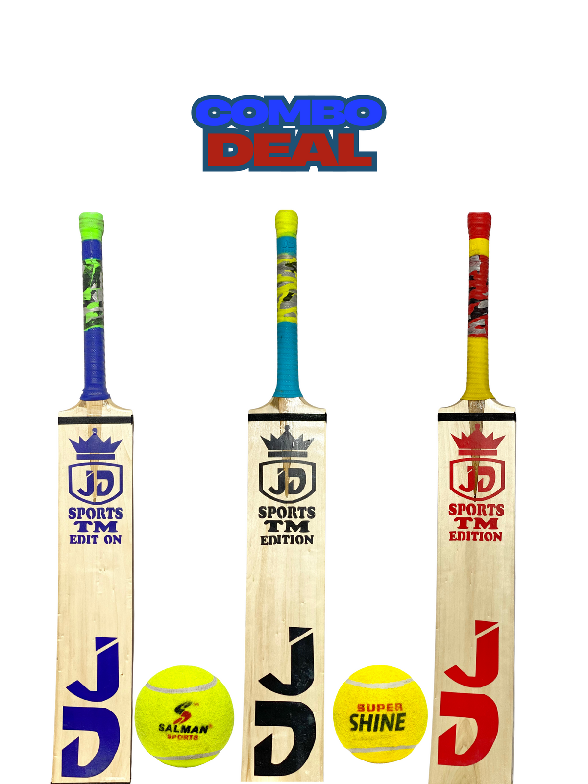 RAMAZAN COMBO DEAL BUY 1 BAT GET 2 BALLS FREE